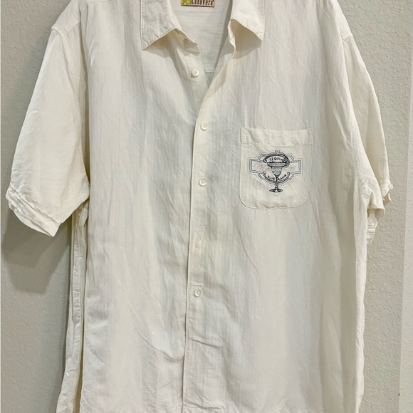 Cubavera White Embroidered  Tequila Blue Agave Margarita Shirt Men XXL - Picture 6 of 8